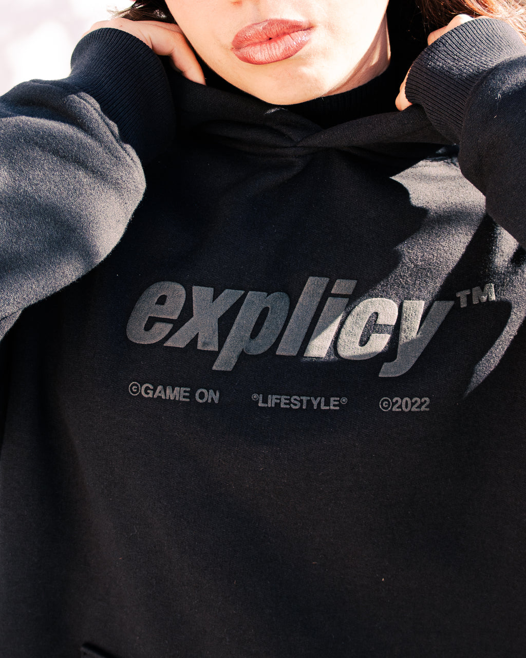 Oversized Boxy Raglan Hoodie