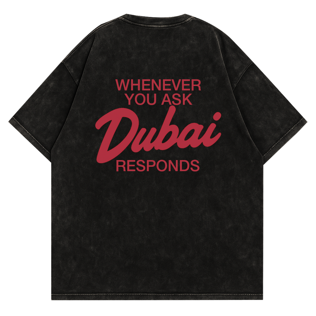 Remera Boxy "Dubai" Washed