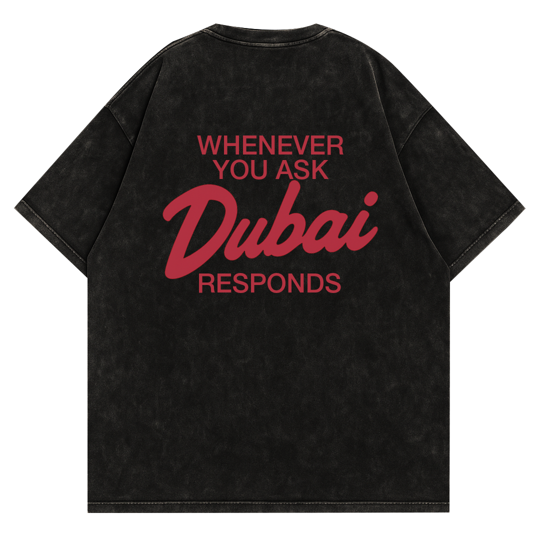 Remera Boxy "Dubai" Washed