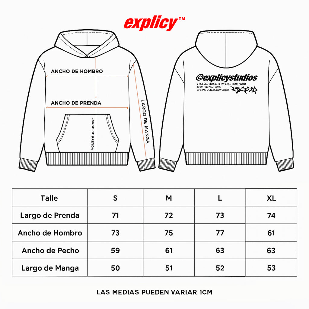 HOODIE OVERSIZE "FOUR STARS"
