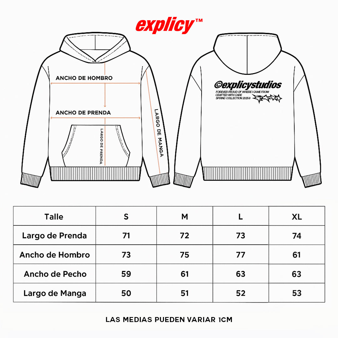 HOODIE OVERSIZE "FOUR STARS"