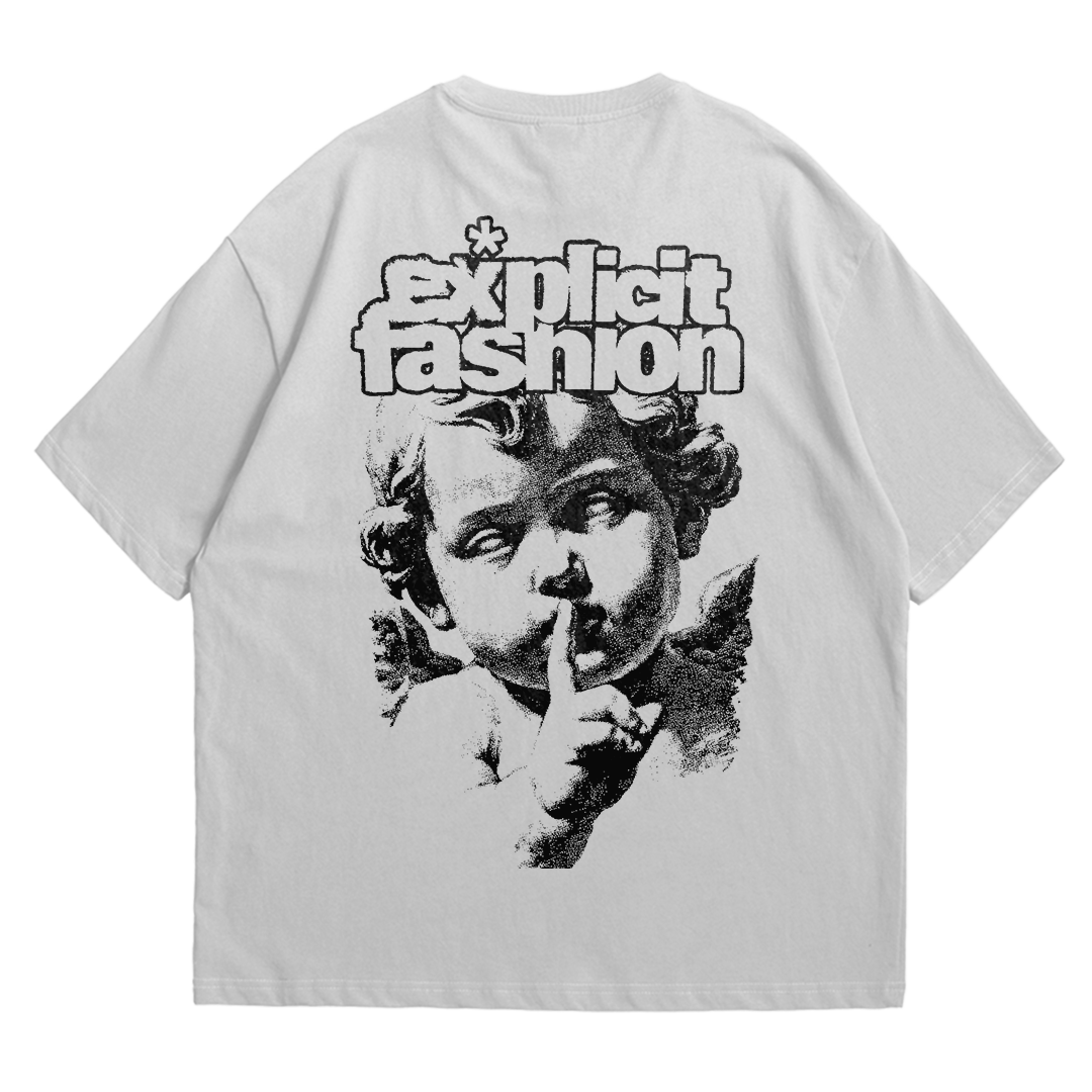 Remera Oversize "Fashion" Blanco