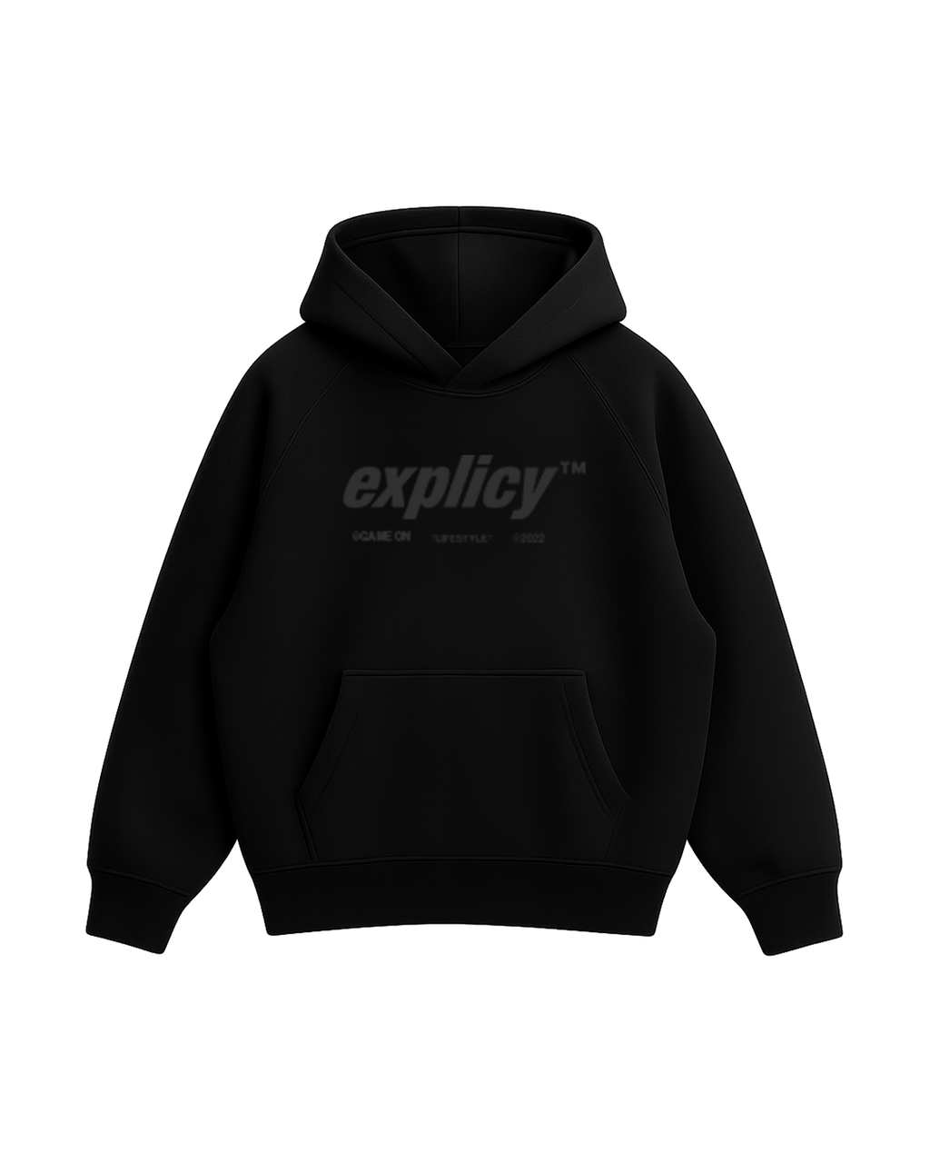 HOODIE RAGLAN "SKULL" BOXY